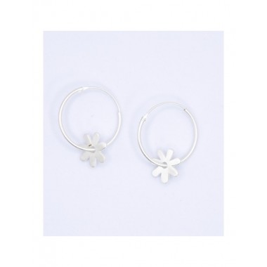 PENDIENTES DE LATÓN DISEÑO MARGARITA