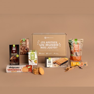 LOTE CESTA ALIMENTACIÓN NAVIDAD MINI I TIERRA MADRE OXFAM INTERMÓN