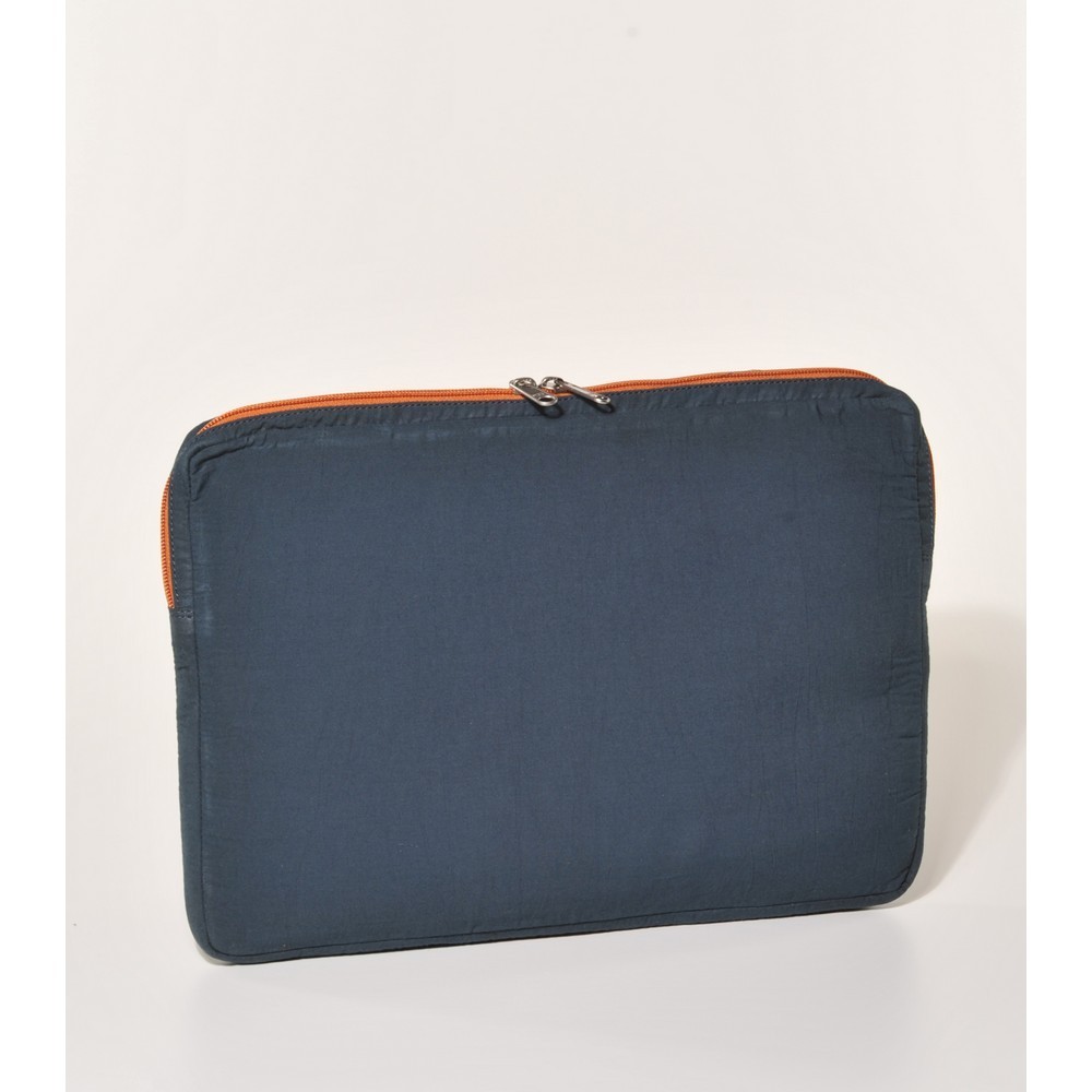 FUNDA DE ALGODOÓN PARA PORTATIL COLOR AZUL
