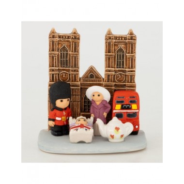 BELEN PESEBRE ARTESANAL NAVIDAD ESCENA LONDRES