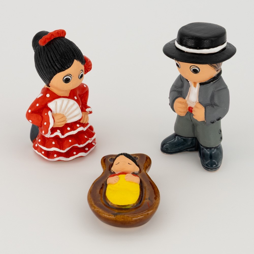 BELEN PESEBRE ARTESANAL NAVIDAD ESCENA ESPANOL