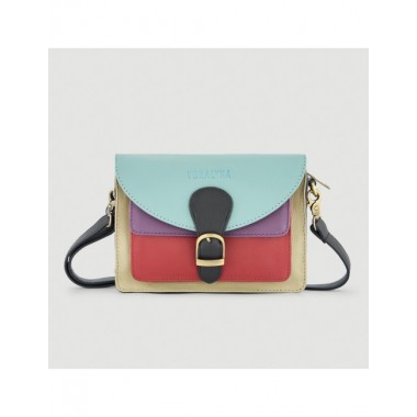BOLSO ZERO WASTE HECHO A MANO DE PIEL MODELO PATALA VERALUNA