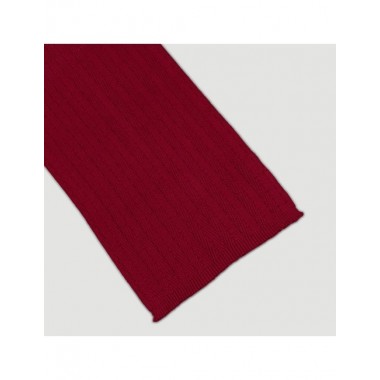 BUFANDA ARTESANAL DE ALGODÓN ORGÁNICO ZAS COLOR ROJO VERALUNA