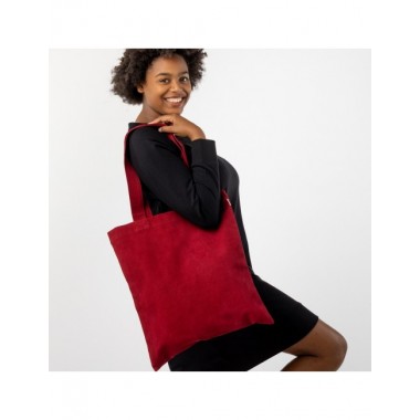 BOLSA TOTEBAG XL DE ALGODÓN ORGÁNICO COLOR ROJO VERALUNA