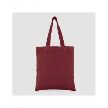 BOLSA TOTEBAG XL DE ALGODÓN ORGÁNICO PATA DE GALLO VERALUNA