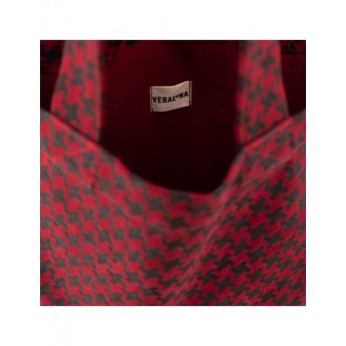 BOLSA TOTEBAG XL DE ALGODÓN ORGÁNICO PATA DE GALLO VERALUNA