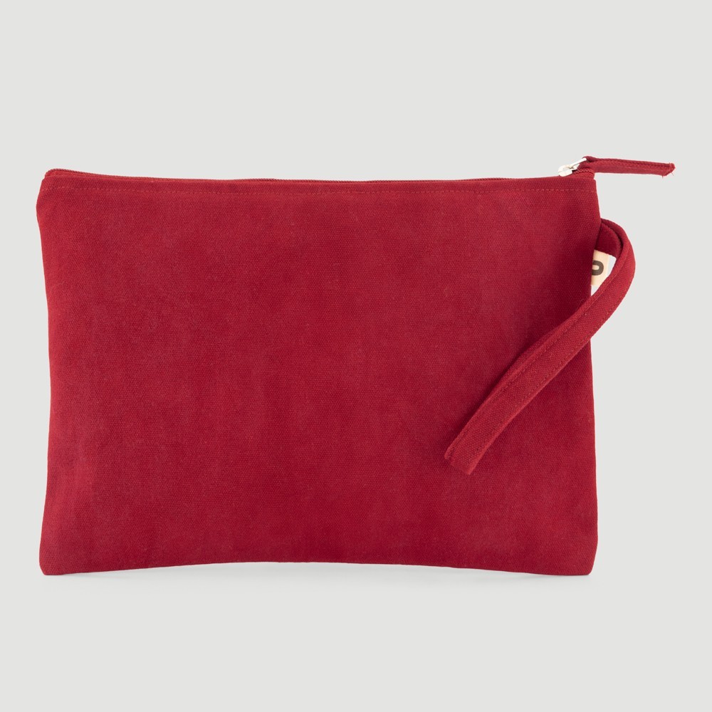 NECESER DE ALGODÓN ORGÁNICO MOD. BEALA DRESS CASE ROJO VERALUNA