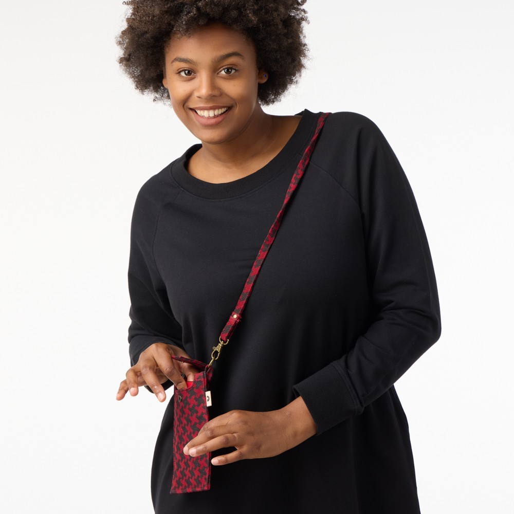 PORTAMOVIL DE ALGODÓN ORGANICO CANVAS PHONE PATA DE GALLO VERALUNA