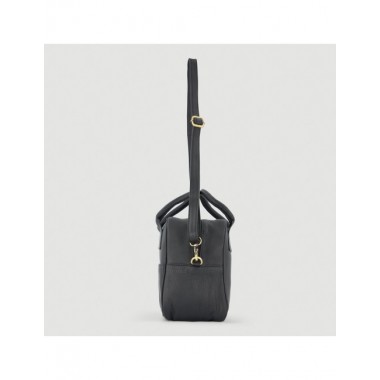 BOLSO HECHO A MANO DE PIEL MODELO RANKALA COLOR NEGRO VERALUNA