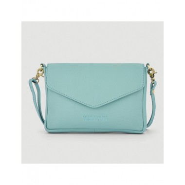 BOLSO HECHO A MANO DE PIEL MODELO SAMU COLOR TURMALINA VERALUNA