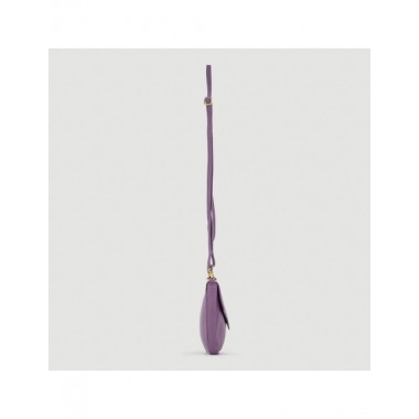 BOLSO HECHO A MANO DE PIEL MODELO SAMU COLOR PRUNO VERALUNA