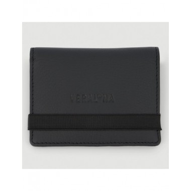 CARTERA HECHA A MANO DE PIEL MODELO JER COLOR NEGRO VERALUNA