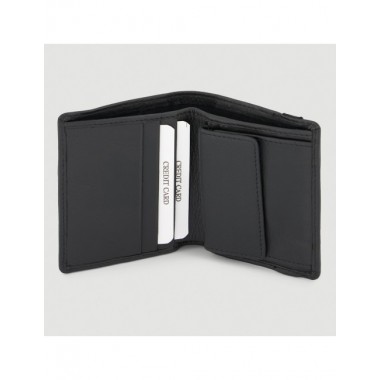 CARTERA HECHA A MANO DE PIEL MODELO JER COLOR NEGRO VERALUNA