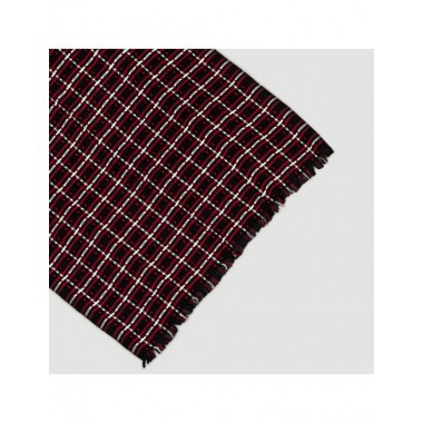 FULAR HECHO A MANO DE VISCOSA MODELO HAKO NEGRO VERALUNA