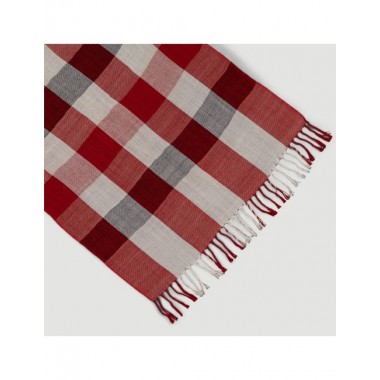 BUFANDA HECHO A MANO DE LANA MODELO CHESS BRUMA PICOTA VERALUNA