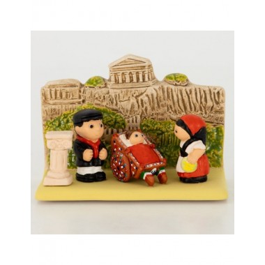 BELEN PESEBRE ARTESANAL NAVIDAD ESCENA TURQUÍA