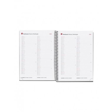 AGENDA 2026 DE PAPEL RECICLADO PLUS GRAFITO CATALÁN SEMANA VISTA