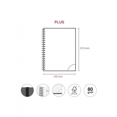 AGENDA 2026 DE PAPEL RECICLADO PLUS GRAFITO CATALÁN SEMANA VISTA