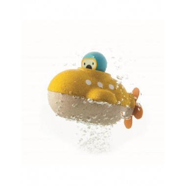 JUEGO ECO MADERA SUBMARINO AMARILLO