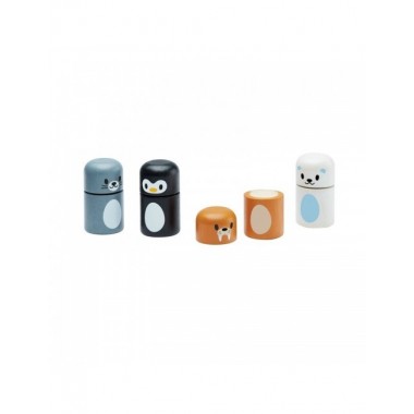 JUEGO ECO MADERA EMPAREJA ANIMALES
