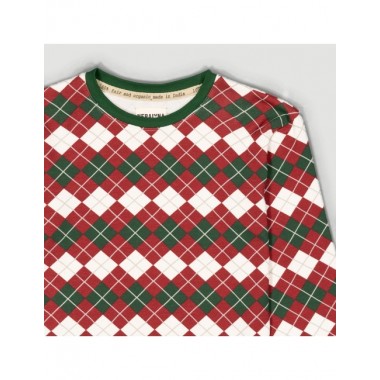PIJAMA INFANTIL DE ALGODÓN ORGÁNICO NEW XMAS SEASON PRADO VERALUNA
