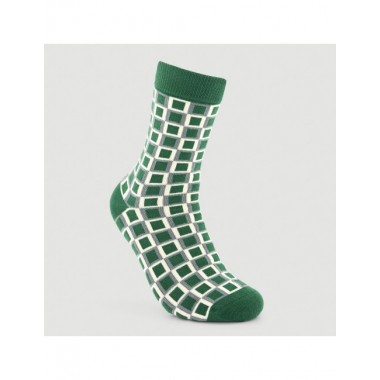 CALCETINES DE ALGODÓN ORGÁNICO MODELO BLOCKS PRADO VERALUNA
