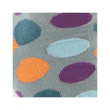 CALCETINES DE ALGODÓN ORGÁNICO MODELO BIG DOTS CALABAZA VERALUNA