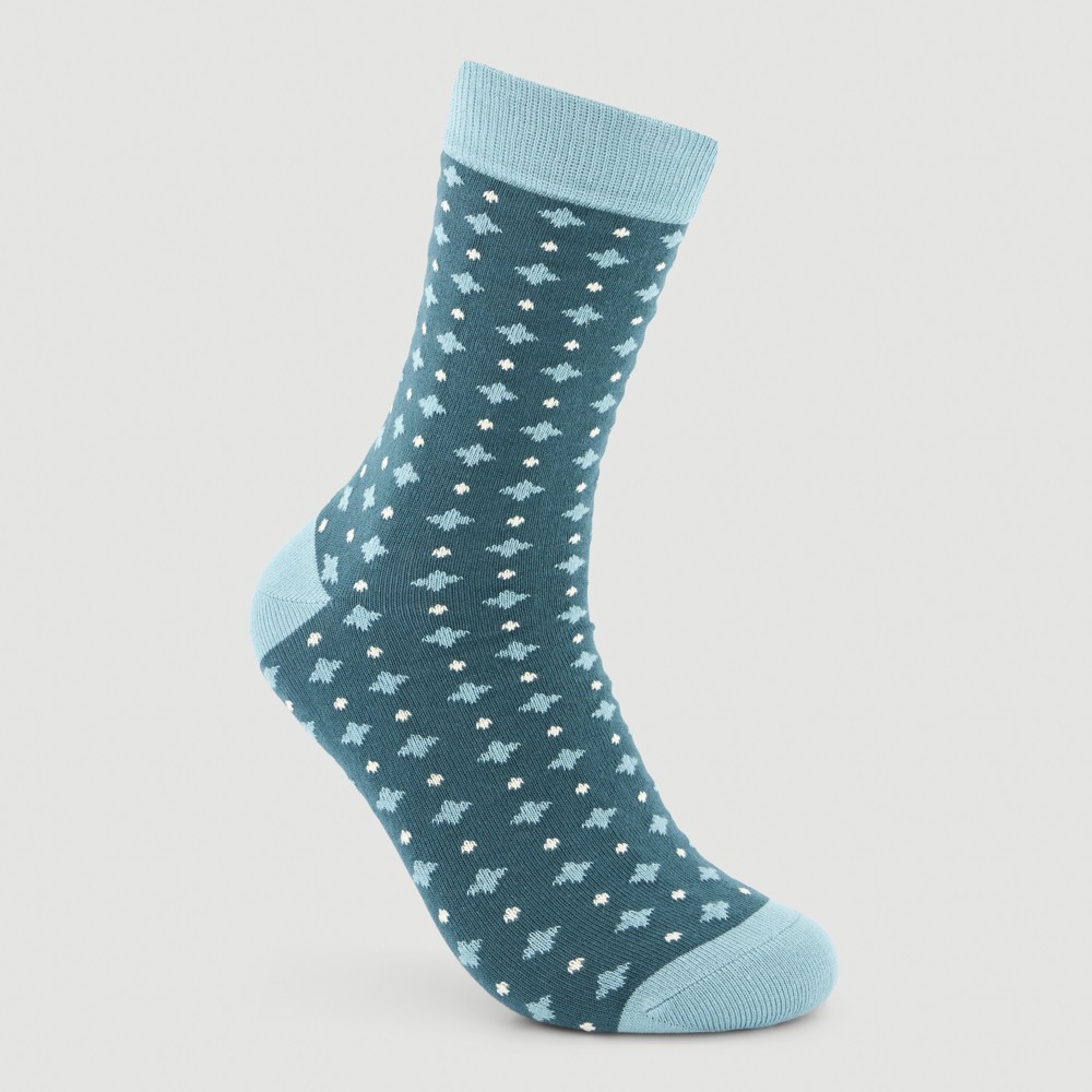 CALCETINES DE ALGODÓN ORGÁNICO MODELO BRILLOS TURMALINA VERALUNA