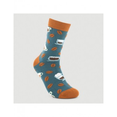 CALCETINES DE ALGODÓN ORGÁNICO MODELO CAFE VERALUNA