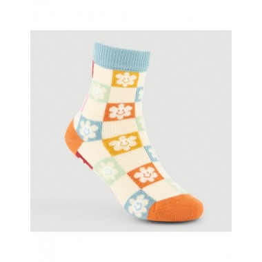 CALCETINES INFANTILES DE ALGODÓN ORGÁNICO MODELO SMILEY VERALUNA