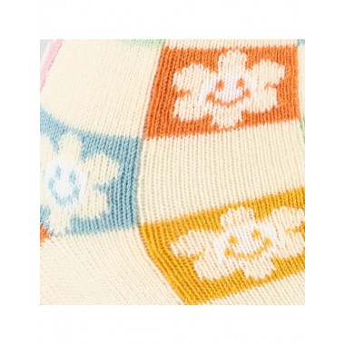 CALCETINES INFANTILES DE ALGODÓN ORGÁNICO MODELO SMILEY VERALUNA