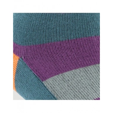 CALCETINES INFANTILES DE ALGODÓN ORGÁNICO RAYAS CONTRASTE VERALUNA