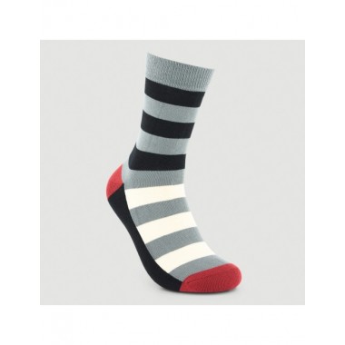 CALCETINES DE ALGODÓN ORGÁNICO EN CAJA REGALO NEGRO GRIS VERALUNA
