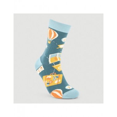 CALCETINES DE ALGODÓN ORGÁNICO EN CAJA REGALO FUN CLIMA VERALUNA