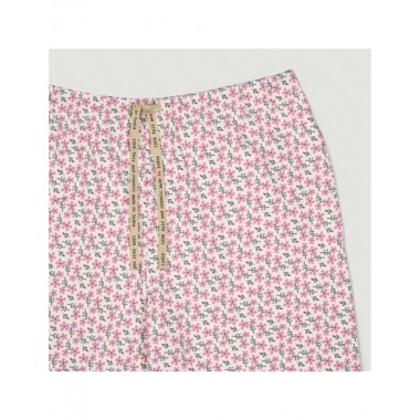 PIJAMA DE MUJER DE ALGODÓN ORGÁNICO GAMMA FLORES LILO VERALUNA