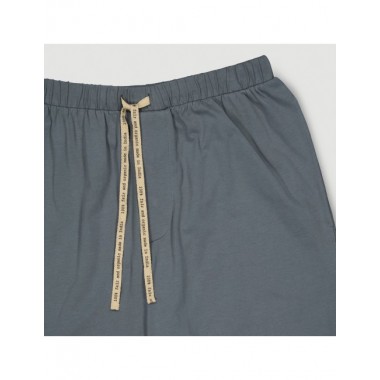 PIJAMA DE HOMBRE DE ALGODÓN ORGÁNICO HOOGHLY COLOR CENIZA VERALUNA