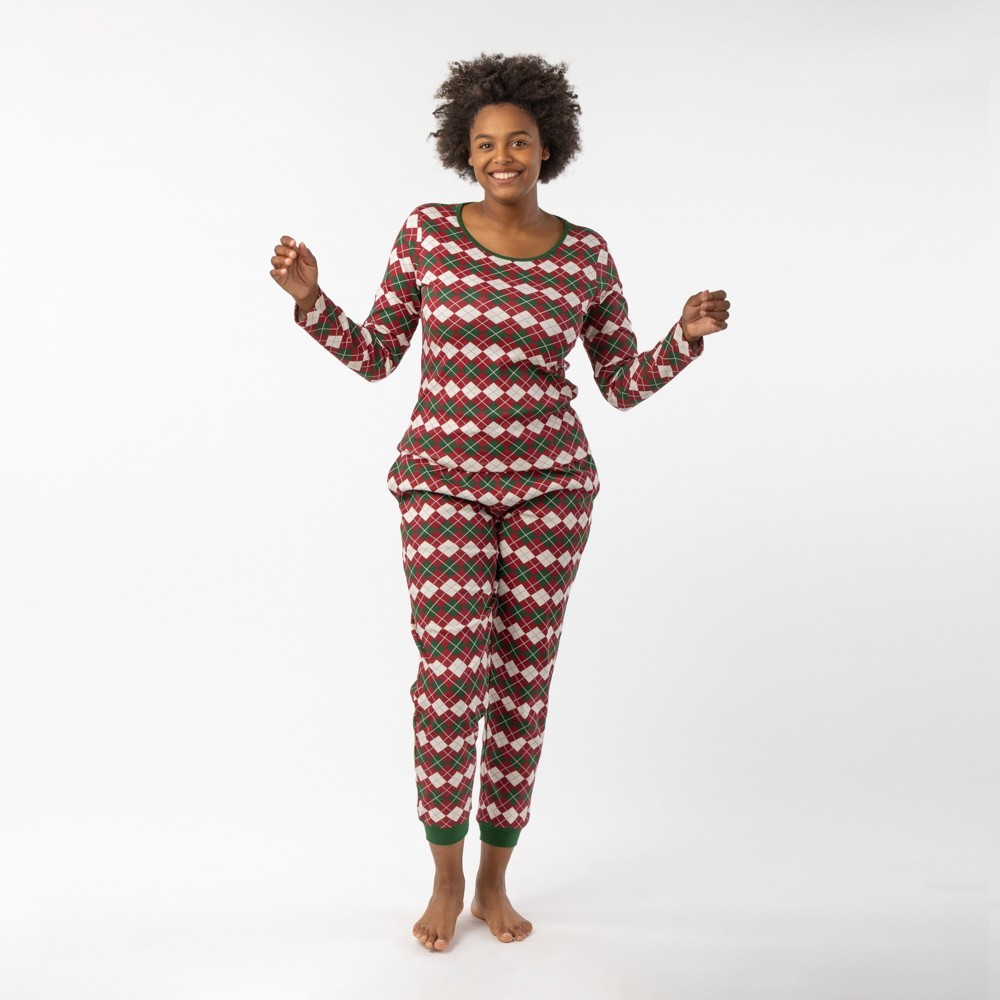 PIJAMA DE MUJER DE ALGODÓN ORGÁNICO NEW XMAS SEASON PRADO VERALUNA