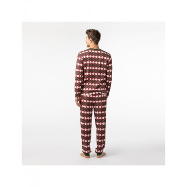 PIJAMA DE HOMBRE DE ALGODÓN ORGÁNICO NEW XMAS SEASON PRADO VERALUNA