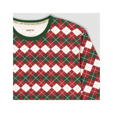 PIJAMA DE HOMBRE DE ALGODÓN ORGÁNICO NEW XMAS SEASON PRADO VERALUNA