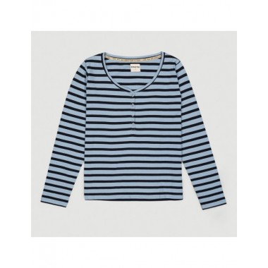 CAMISETA DE MUJER DE ALGODÓN ORGÁNICO NEW PSI TURMALINA NEGRO VERALUNA
