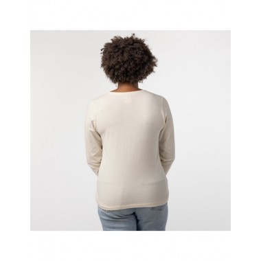 CAMISETA DE MUJER DE ALGODÓN ORGÁNICO SIRA BRUMA VERALUNA