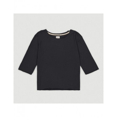 CAMISETA DE MUJER DE ALGODÓN ORGÁNICO BALANCE NEGRO VERALUNA