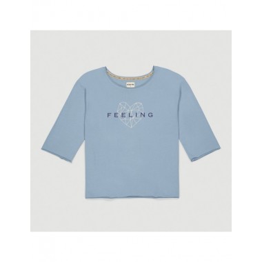 CAMISETA DE MUJER DE ALGODÓN ORGÁNICO BALANCE TURMANLINA VERALUNA