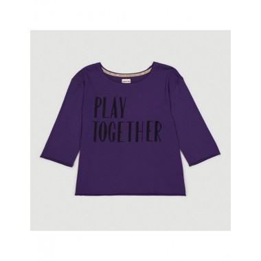 CAMISETA DE MUJER DE ALGODÓN ORGÁNICO BALANCE PRUNO VERALUNA