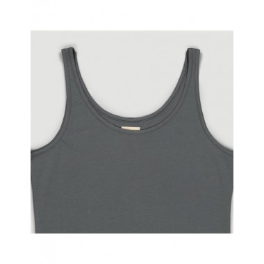 CAMISETA DE MUJER DE ALGODÓN ORGÁNICO SPA COLOR CENIZA VERALUNA
