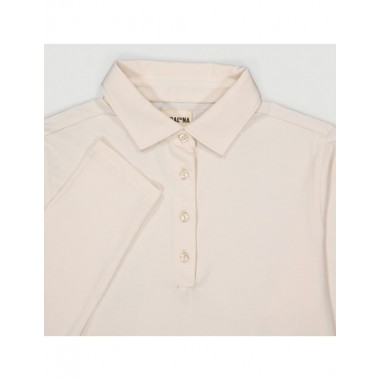 CAMISETA DE MUJER DE ALGODÓN ORGÁNICO KULLU COLOR BRUMA VERALUNA