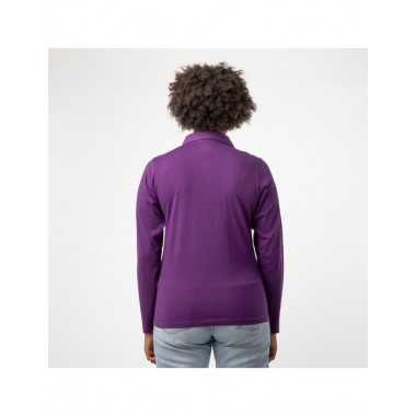 CAMISETA DE MUJER DE ALGODÓN ORGÁNICO KULLU COLOR BRUMA VERALUNA