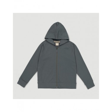 SUDADERA DE MUJER DE ALGODÓN ORGÁNICO KOLL COLOR CENIZA VERALUNA