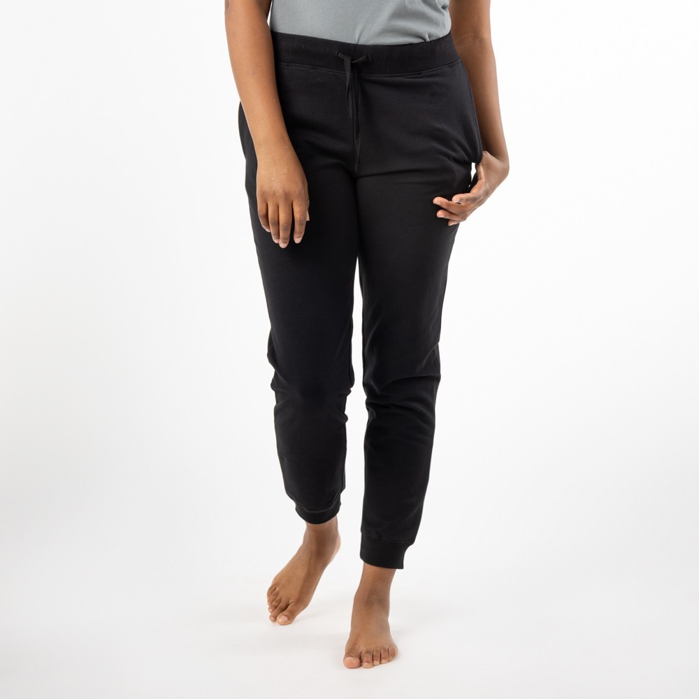 PANTALÓN WELLNESS DE MUJER DE ALGODÓN ORGÁNICO COLOR NEGRO VERALUNA