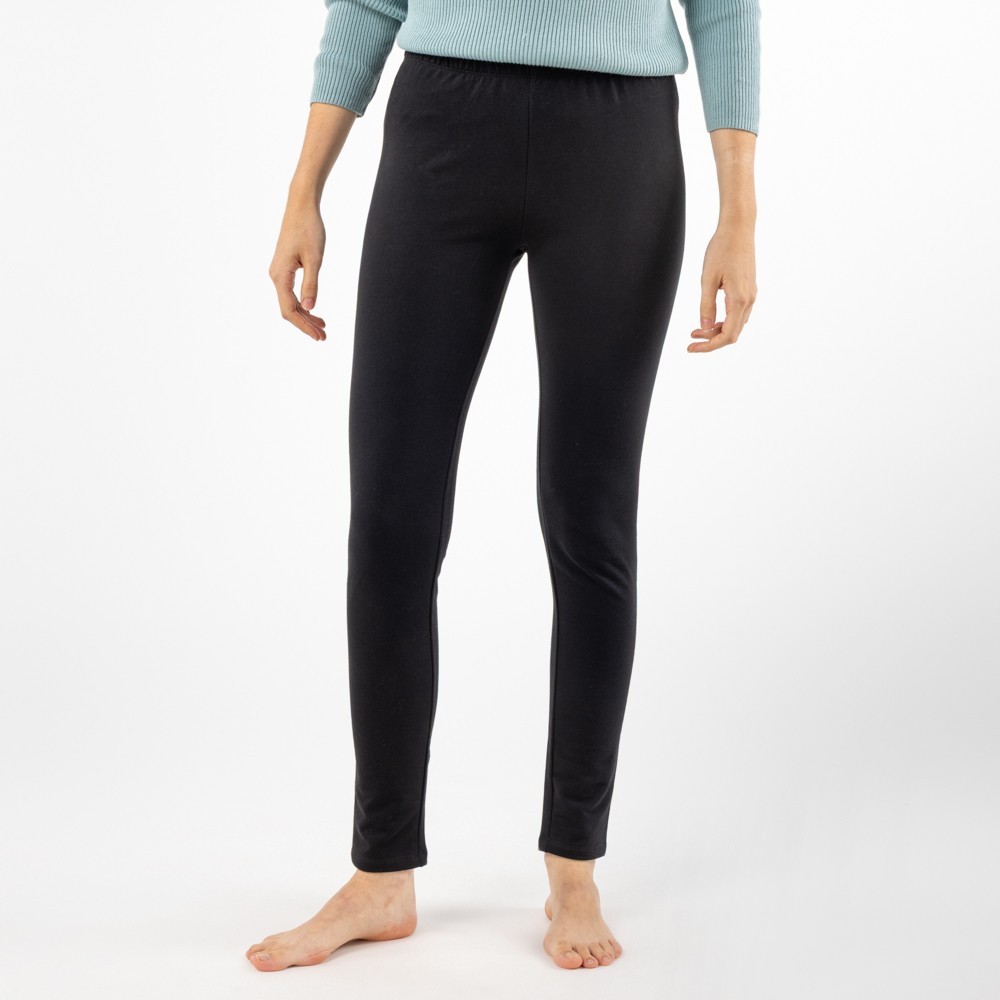 LEGGINS MALLAS DE MUJER DE ALGODÓN ORGÁNICO YOGA NEGRO VERALUNA